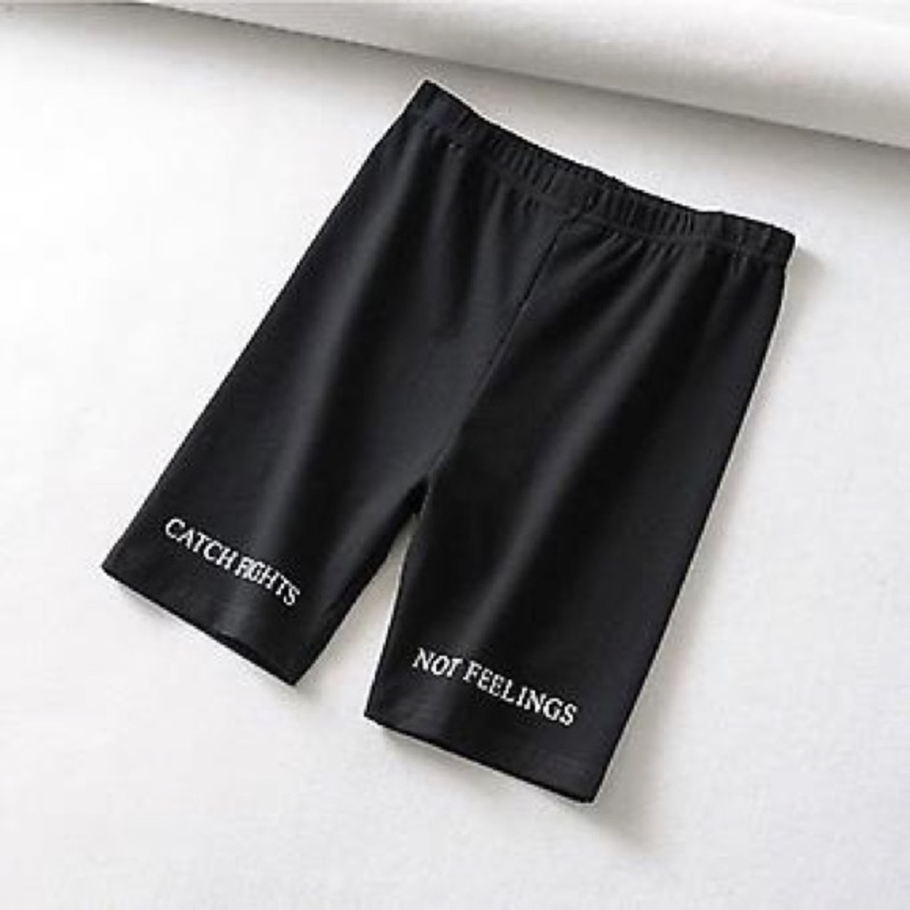 Catch Flights Not Feelings Bike Shorts